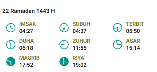 Jadwal Buka Jakarta