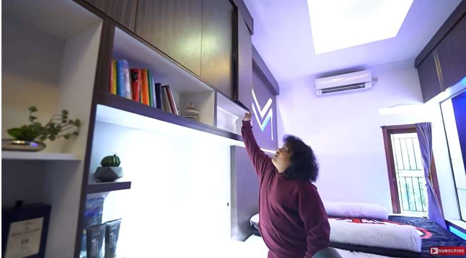 Penampakan kamar Marshel Widianto