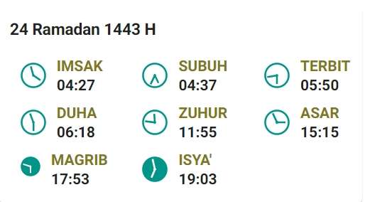 Jadwal Buka Jakarta