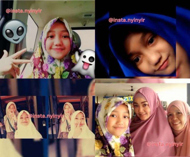Penampilan Chika berhijab