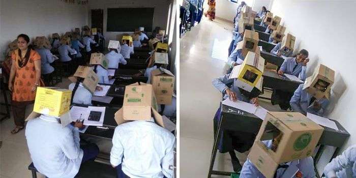 Cara unik atasi murid mencontek