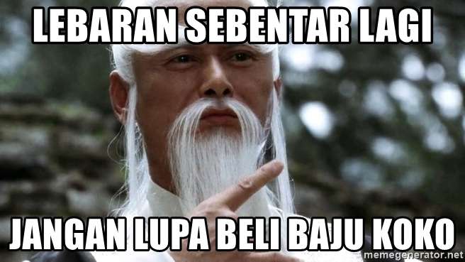 meme baju lebaran