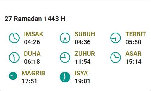 Jadwal Buka Jakarta