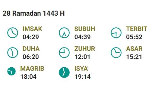 Jadwal Buka Palu