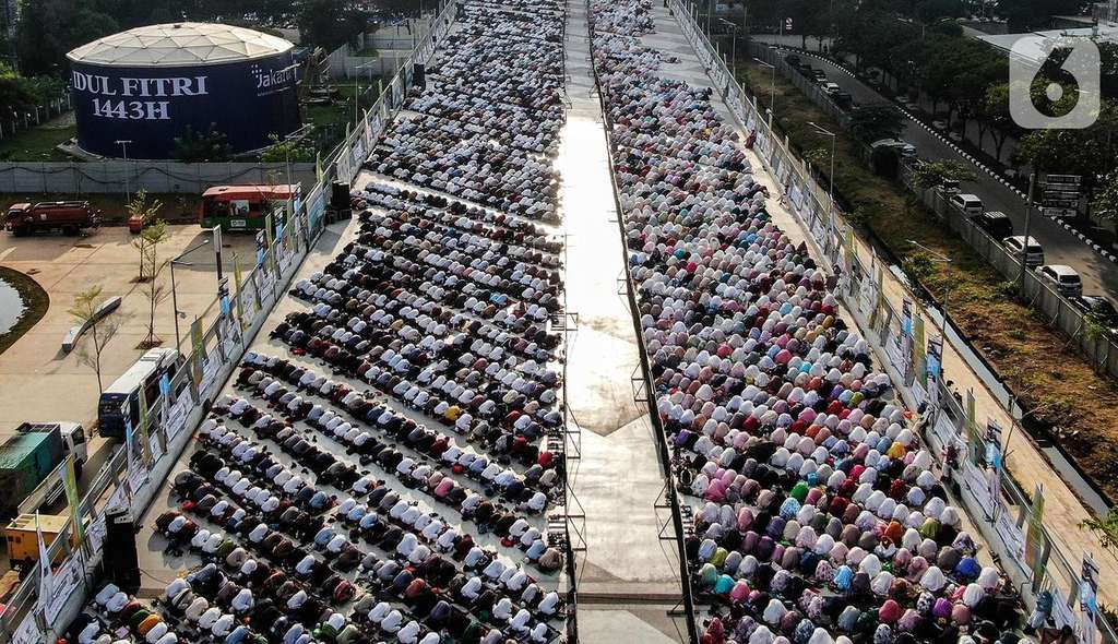 Sholat Idul Fitri 1443 H di JIS