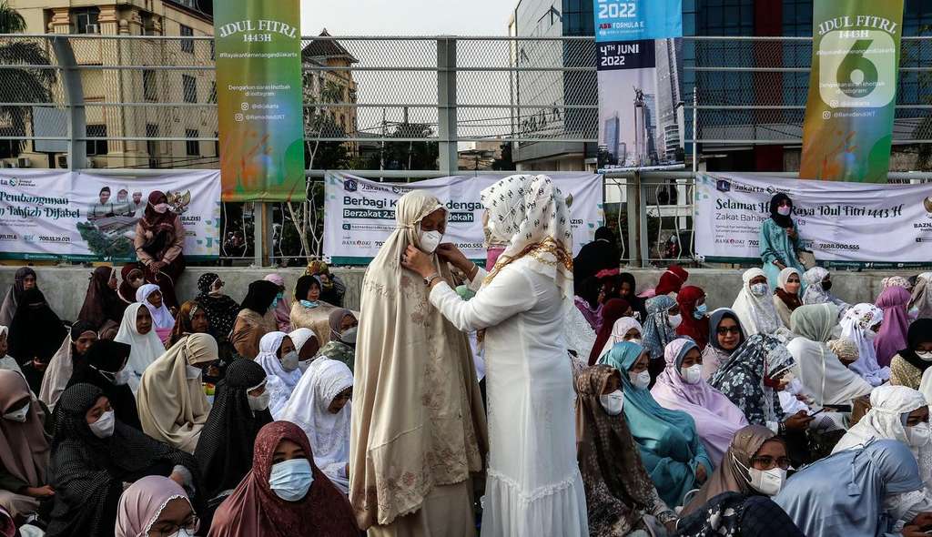 Sholat Idul Fitri 1443 H di JIS