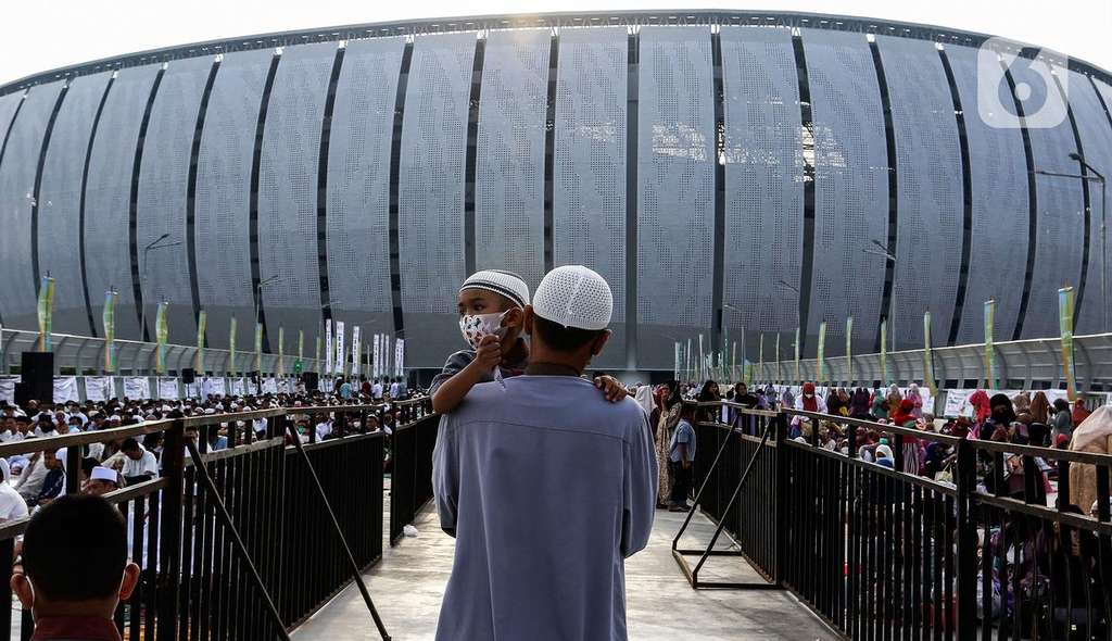 Sholat Idul Fitri 1443 H di JIS