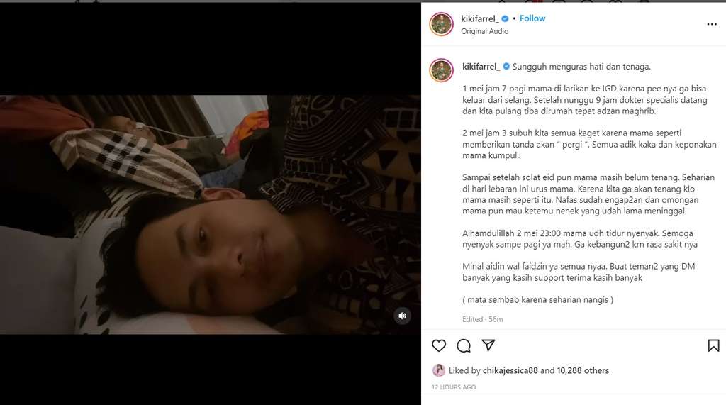 Unggahan Kiki Farrel