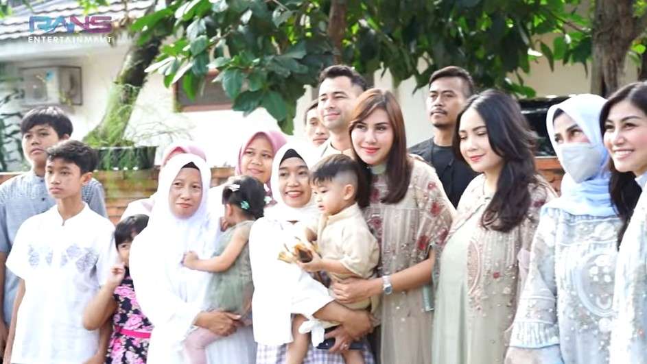 Momen lebaran Raffi Ahmad dan Nagita