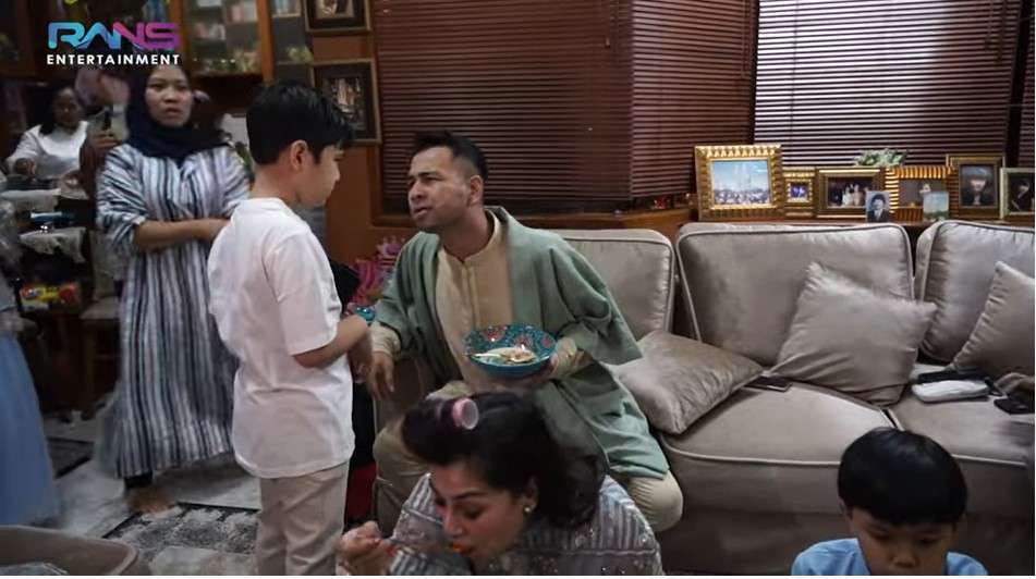 Momen lebaran Raffi Ahmad dan Nagita