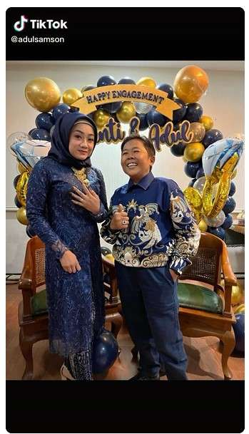 Pertunangan Wenty dan Adul