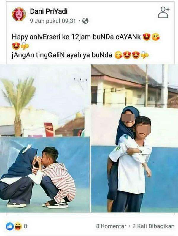 Deretan status absurd pasangan kekasih sok-sokan Inggris.