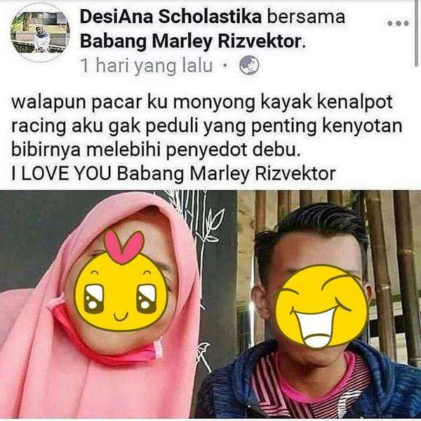 Deretan status absurd pasangan kekasih sok-sokan Inggris.