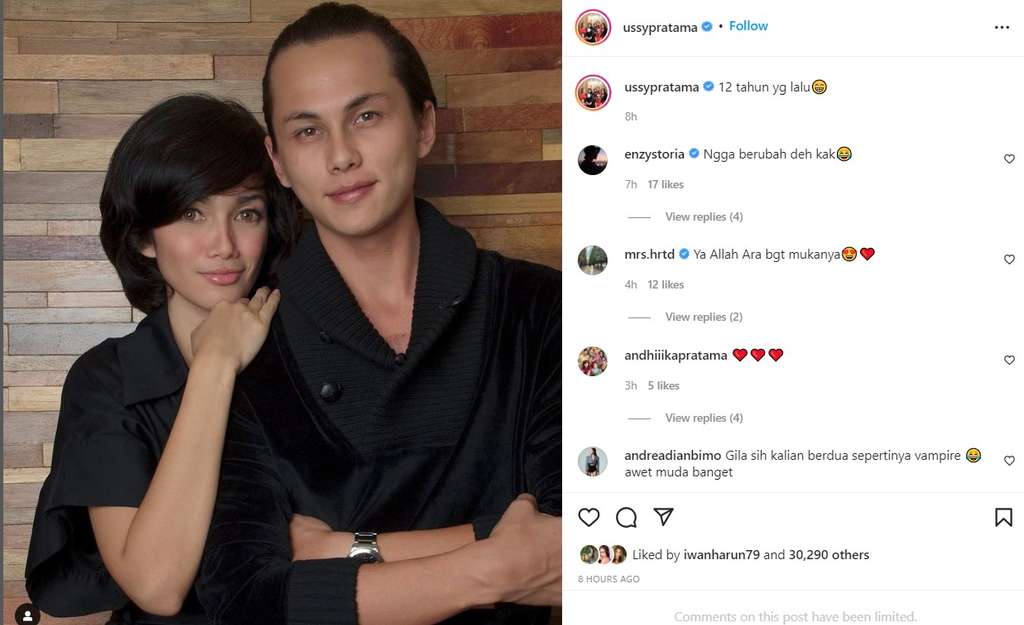 Penampilan Ussy dan Andhika