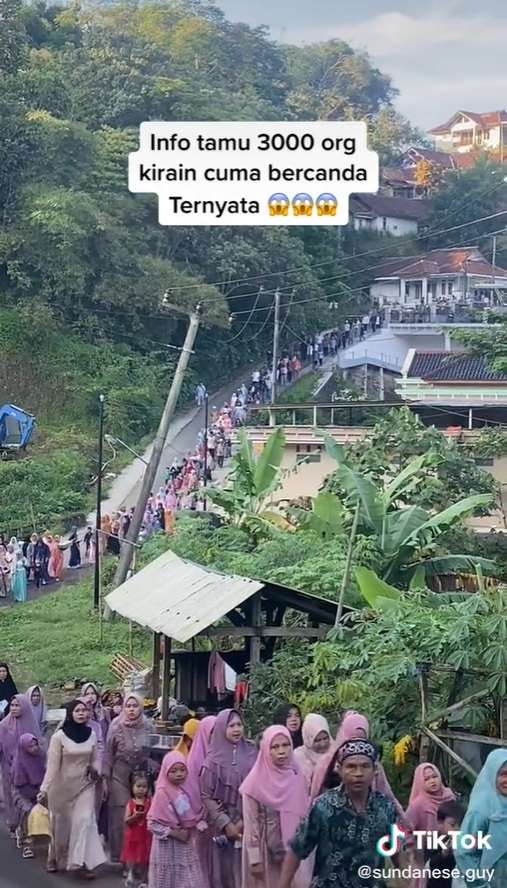 3000 Rombongan pernikahan