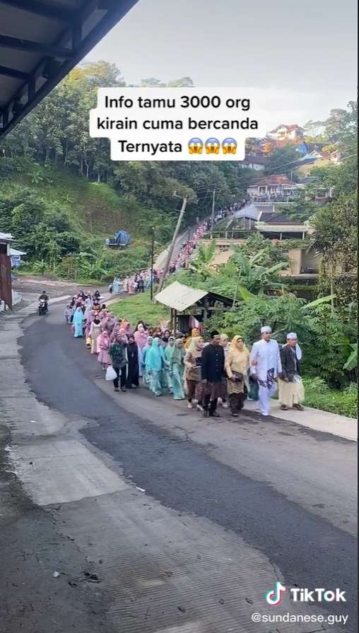 3000 Rombongan pernikahan