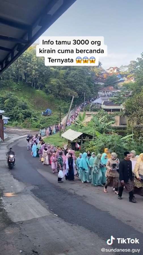 3000 Rombongan pernikahan