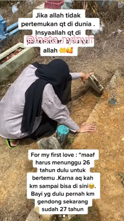 Wanita mencari makam ayah setelah 26 tahun