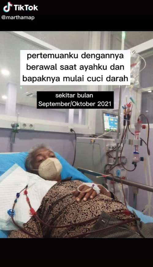 kisah sejoli bertemu saat temani ayah cuci darah di RS