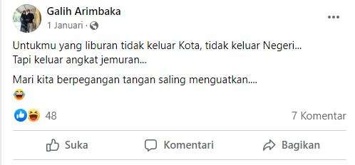status kocak libur telah usai