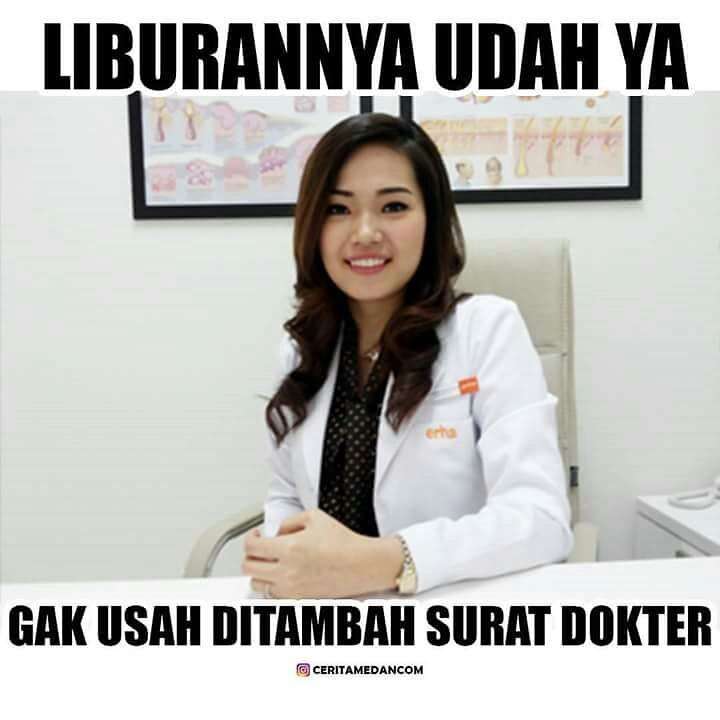 status kocak libur telah usai
