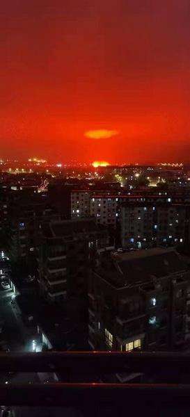 Heboh fenomena langit yang aneh di China.