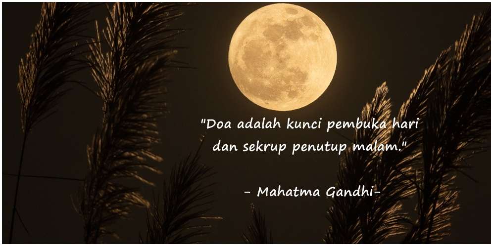 Kata-kata Bulan Yang Bisa Jadi Renungan
