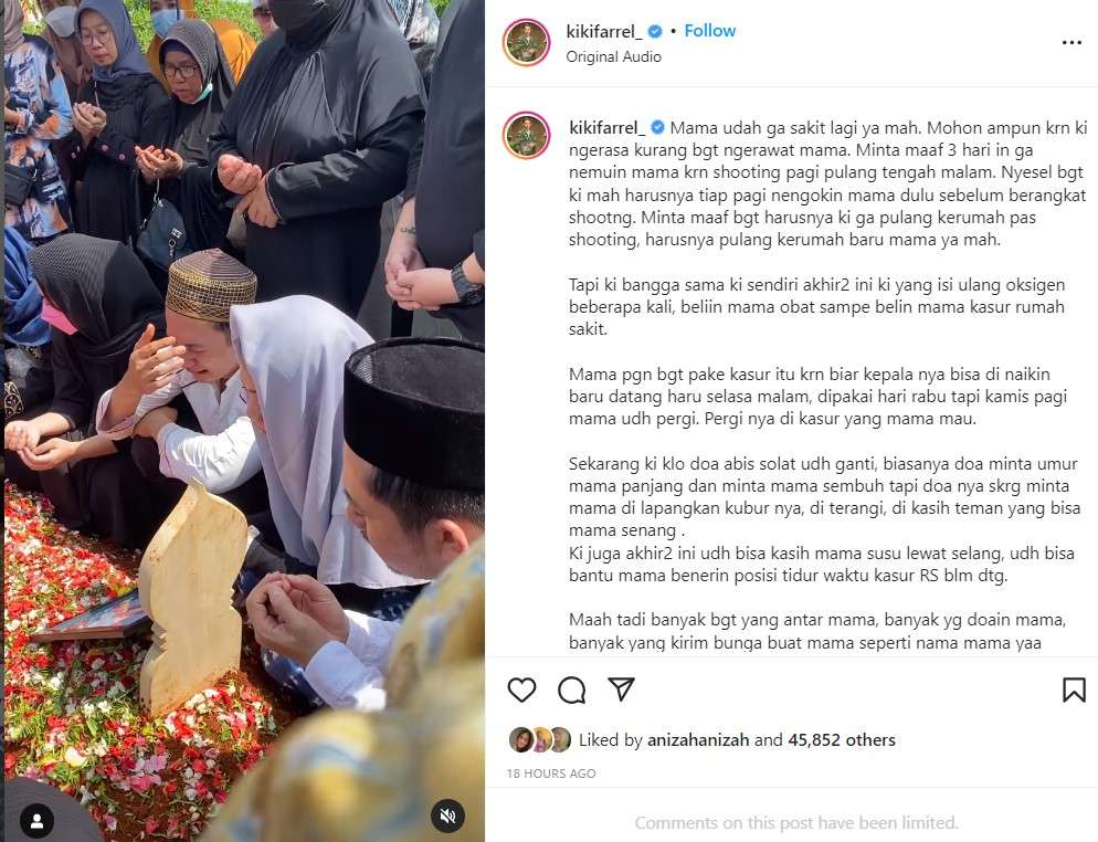 Unggahan Kiki Farrel