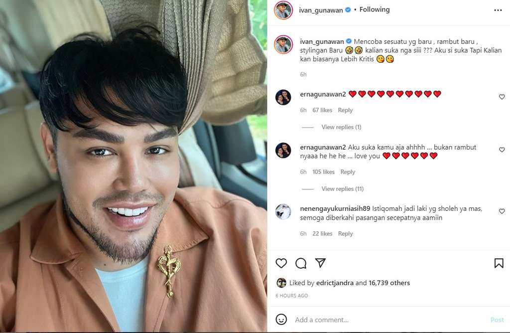 Penampilan baru Ivan Gunawan