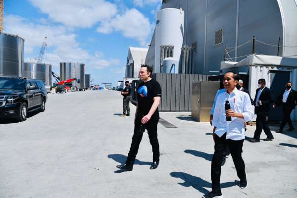 Jokowi bertemu Elon Musk
