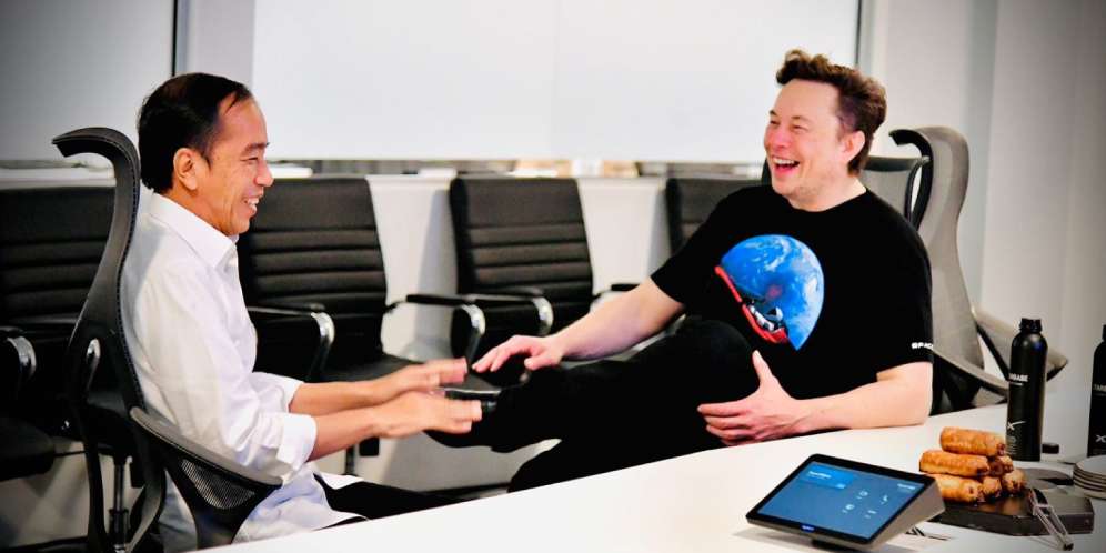 Jokowi bertemu Elon Musk