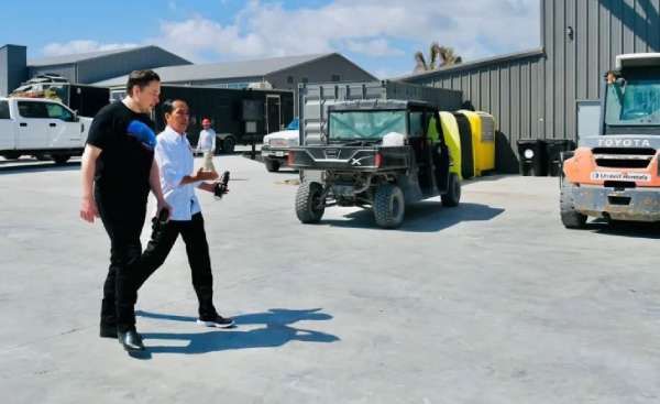 Jokowi bertemu Elon Musk