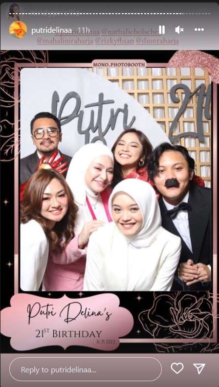 Pesta ulang tahun Putri Delina