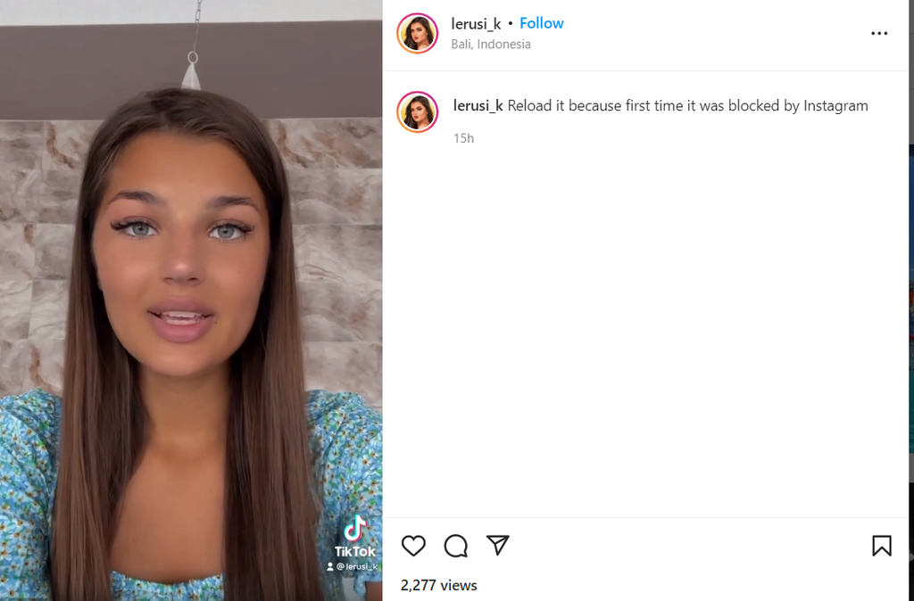 Bule Estonia hina polisi Bali