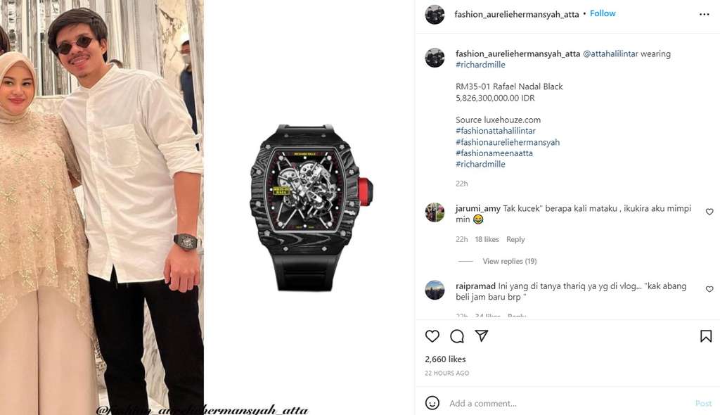 Atta Halilintar dan Aurel Hermansyah