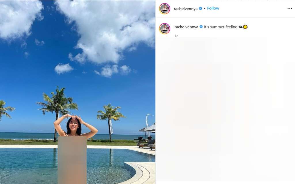 Unggahan Rachel Vennya