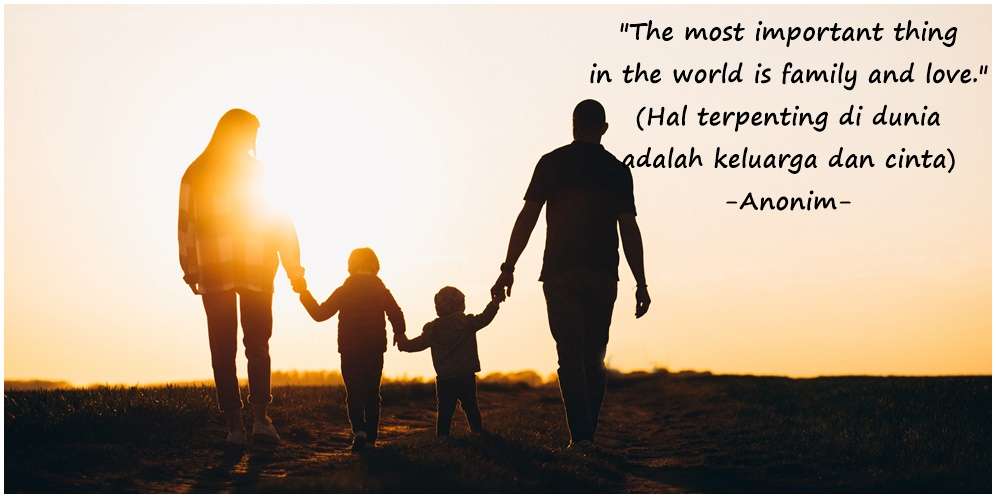 Kata-kata untuk Keluarga dengan Bahasa Inggris