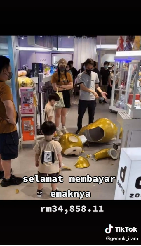 Bocah Tak Sengaja Jatuhkan Patung Teletubbies Seharga Rp98 Juta