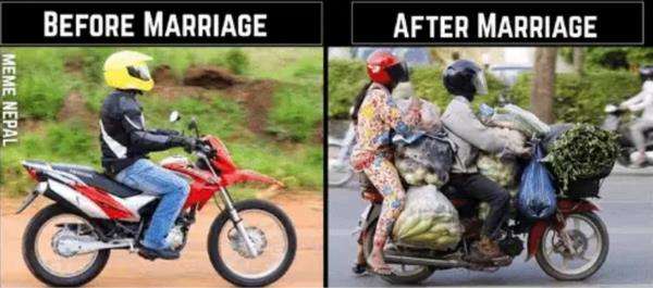 Realita saat masih pacaran vs setelah menikah.