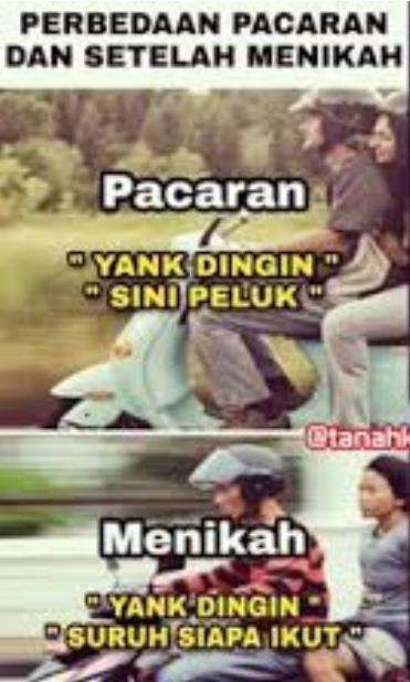 Realita saat masih pacaran vs setelah menikah.