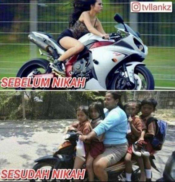 Realita saat masih pacaran vs setelah menikah.