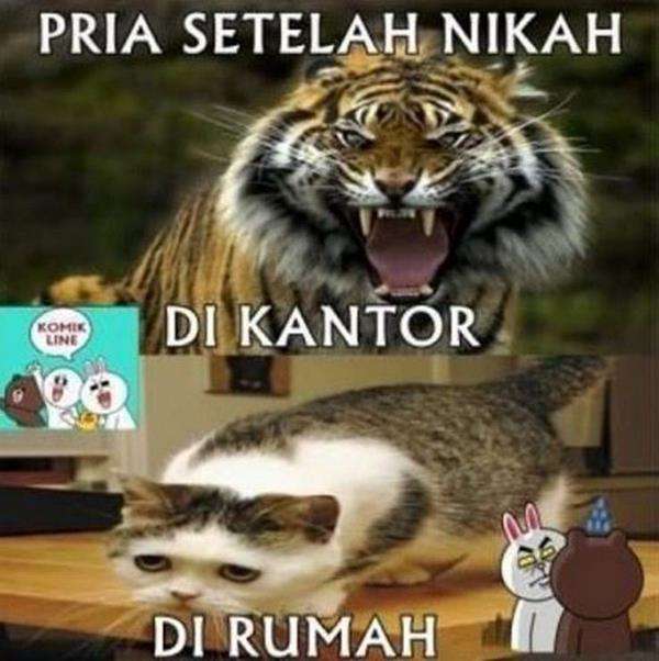 Realita saat masih pacaran vs setelah menikah.