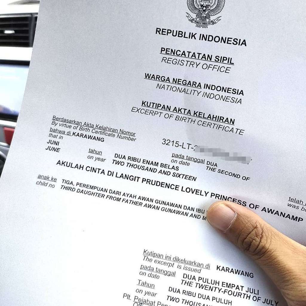Anak di Karawang punya nama unik