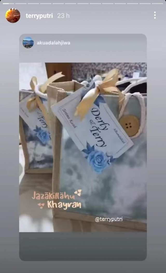 potret pernikahan terry putri