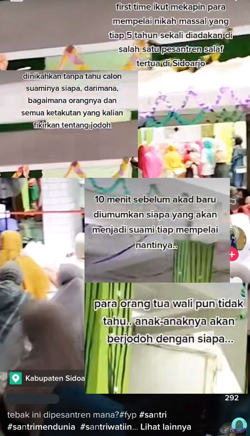 pernikahan massal unik