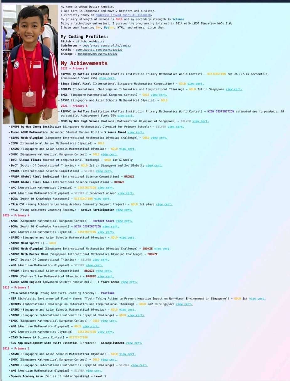 CV Ahmad Duizz Annajib CV Ahmad Duizz Annajib