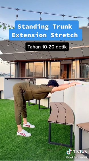 Standing Trunk Extension Stretch