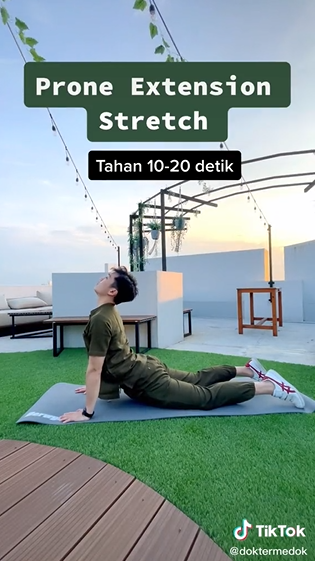 Prone Extension Stretch
