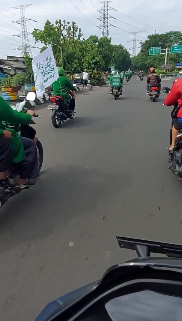 Konvoi 'Kebangkitan Khilafah' di Jaktim
