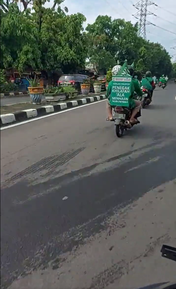 Konvoi 'Kebangkitan Khilafah' di Jaktim